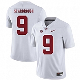 Alabama Crimson Tide 9 Bo Scarbrough White Nike College Football Jersey Dzhi,baseball caps,new era cap wholesale,wholesale hats